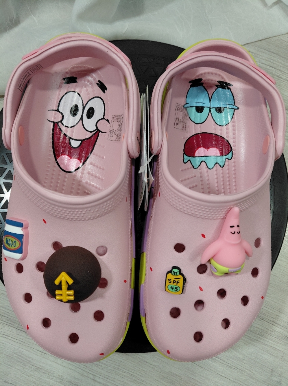 NWT Classic Crocs Patrick Star Themed Clog Limited Edition SIZE W9 M7 - Picture 7 of 15